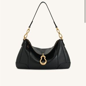 JW PEI Black and Gold Shoulder Bag